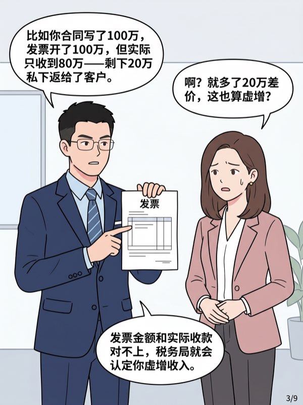 问：我把销售合同写高一点，然后通过返利把钱退回给客户，税务上安全吗? - 第3页