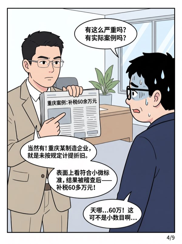 问：把固定资产低估一些或计提折旧调整一些，会不会招来税务稽查? - 第4页