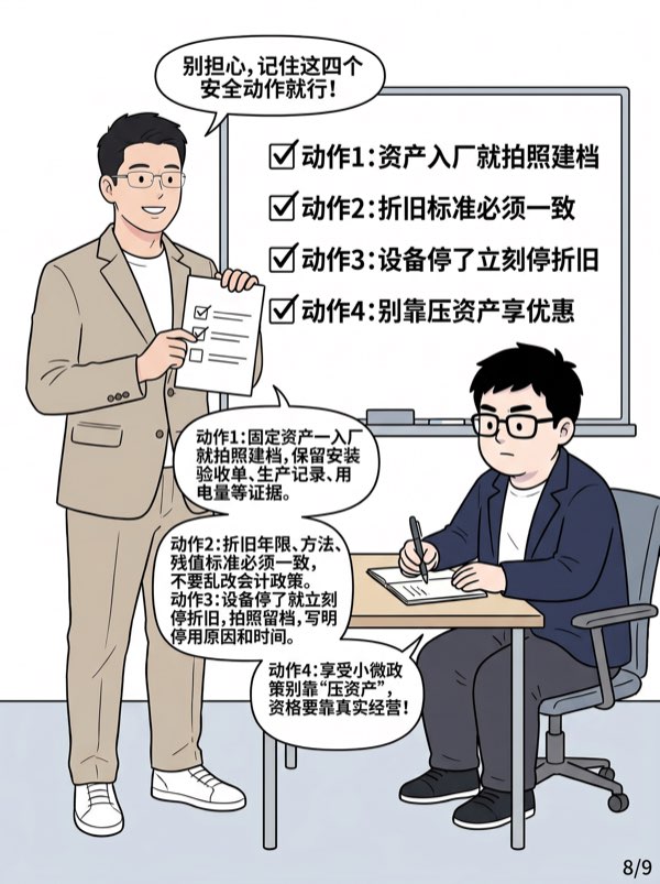 问：把固定资产低估一些或计提折旧调整一些，会不会招来税务稽查? - 第8页