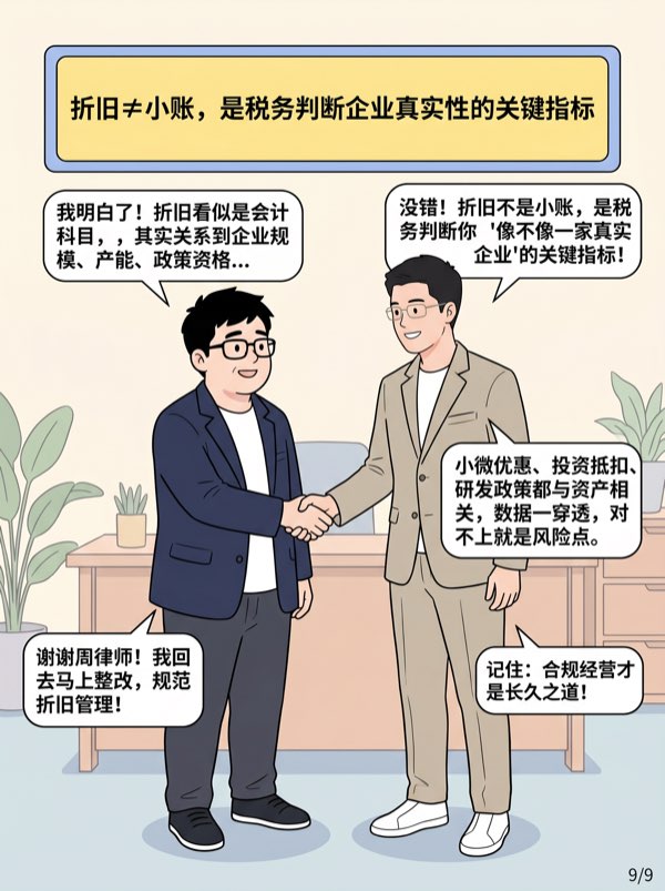 问：把固定资产低估一些或计提折旧调整一些，会不会招来税务稽查? - 第9页