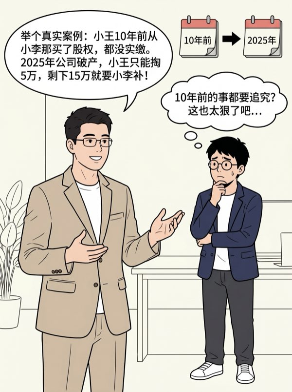 问： 新《公司法》第88条第1款，让没完成实缴就转让股权的前股东背上债 - 第5页