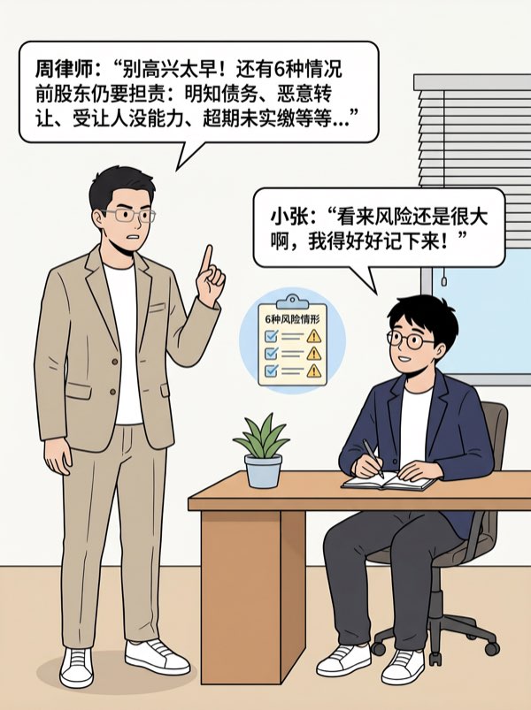 问： 新《公司法》第88条第1款，让没完成实缴就转让股权的前股东背上债 - 第8页