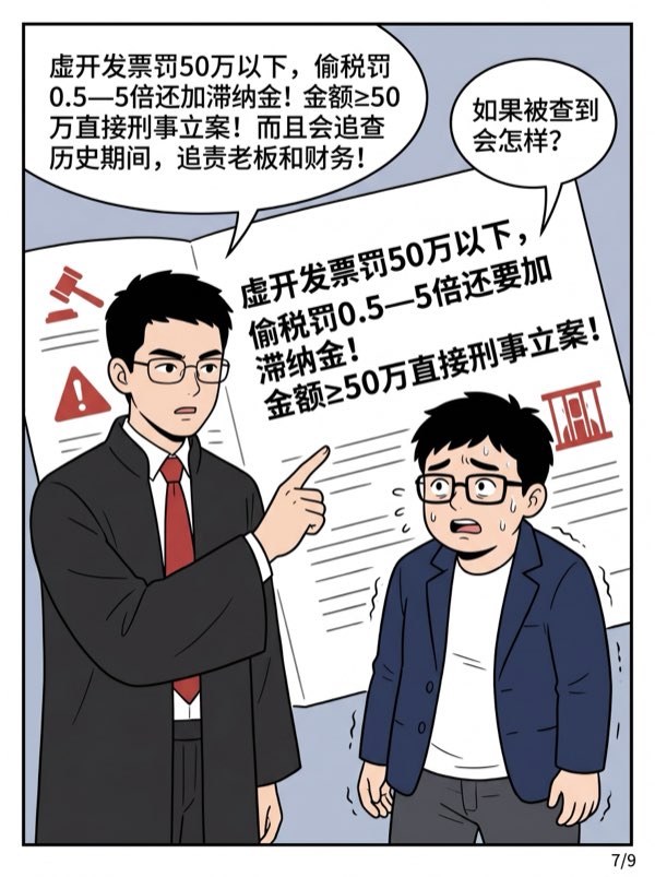 问：让员工或朋友开个小公司帮我开票、挂业务，这样会不会有风险? - 第7页