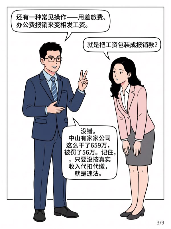 问：高管薪水税太高，用报销+找人代发部分工资帮忙省点税，对公司有风险吗? - 第3页