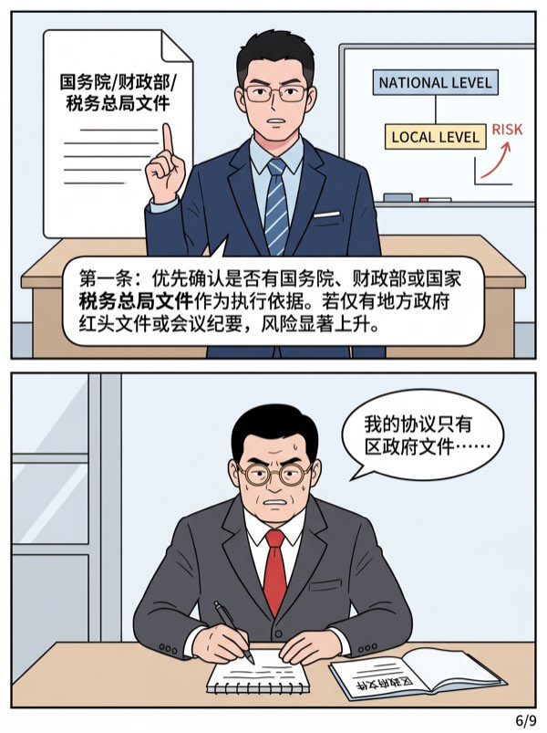 问：和政府签的