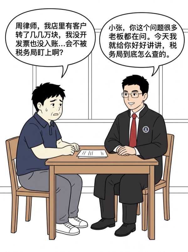 问：企业有些生意没开发票、没入账，反正金额不大，税务局能查出来吗? - 第1页